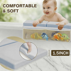 WEXIO non-slip knee pad base stays put on wet tub floor
