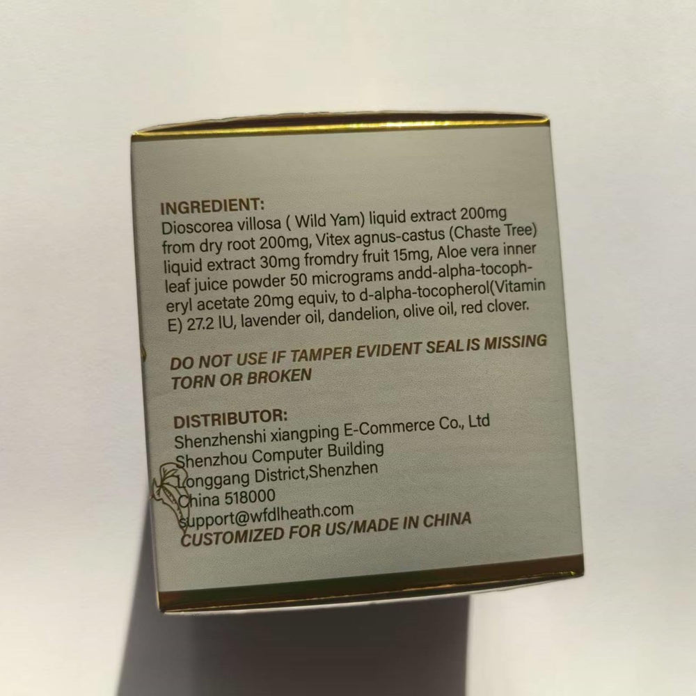 WFDL Wild Yam Cream quickly absorbs for smooth, refreshed skin.