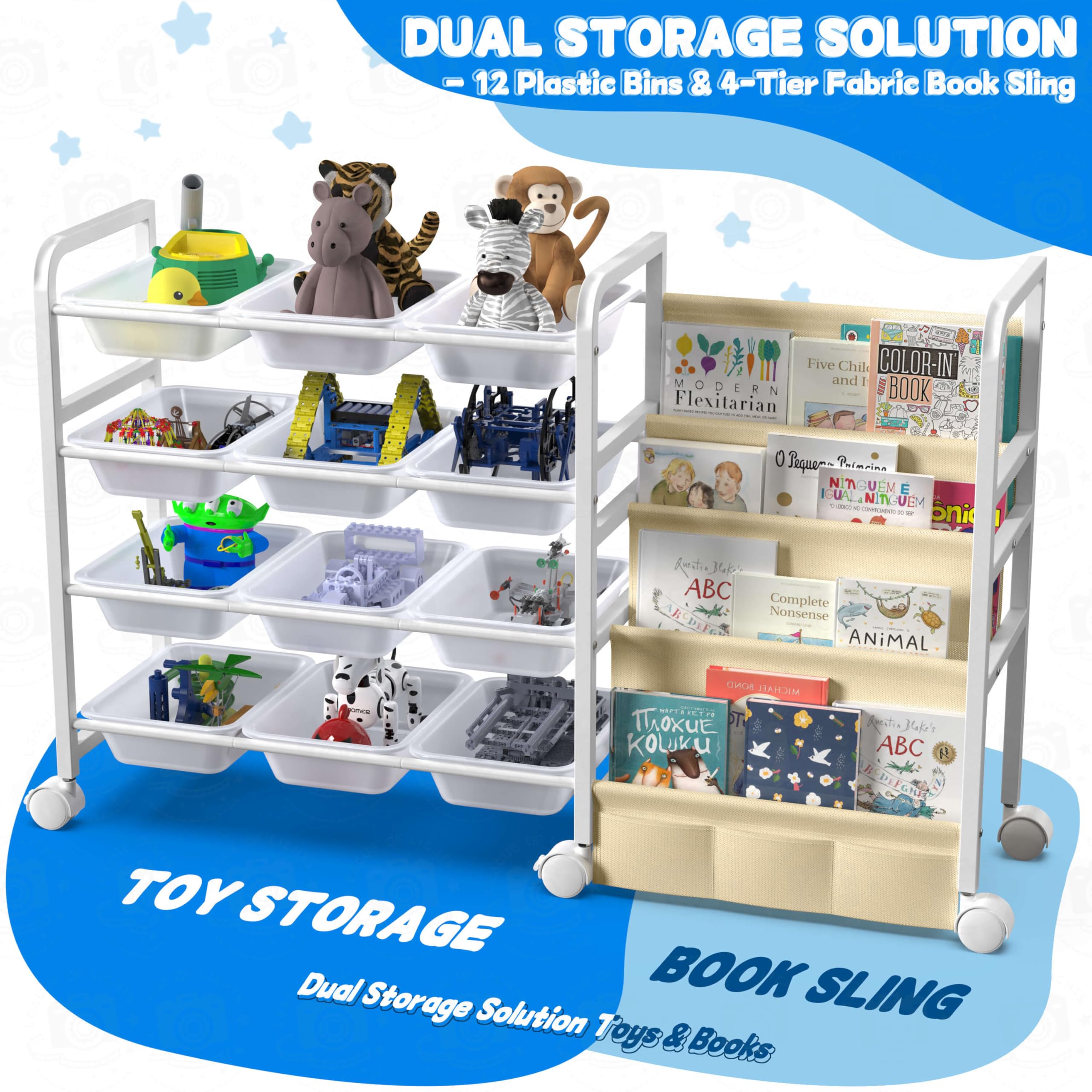 WGOHOSE 2025 toy storage modular design illustrates flexible reconfiguration.