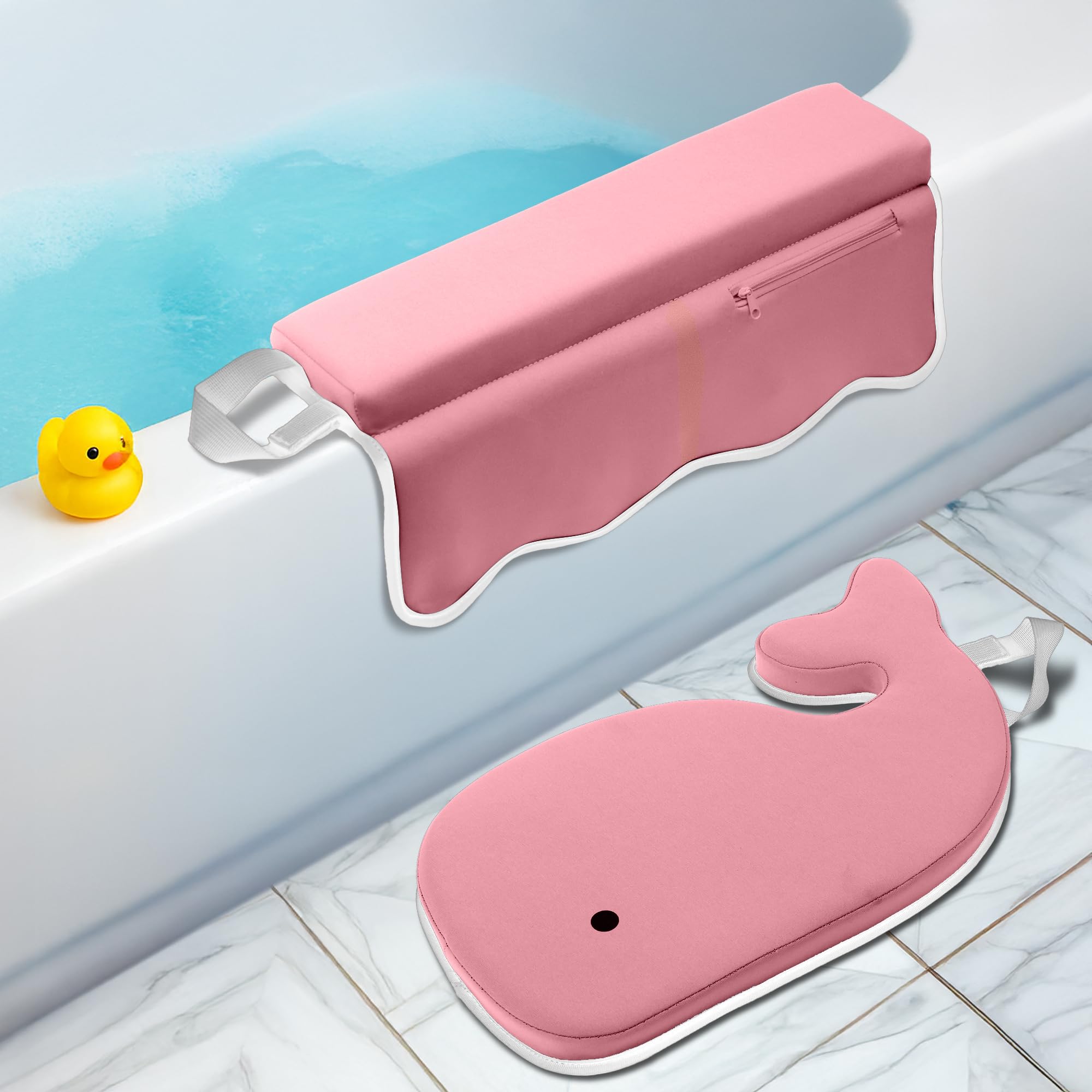 Whale Baby elbow-rest foam detail showing cushioned support.