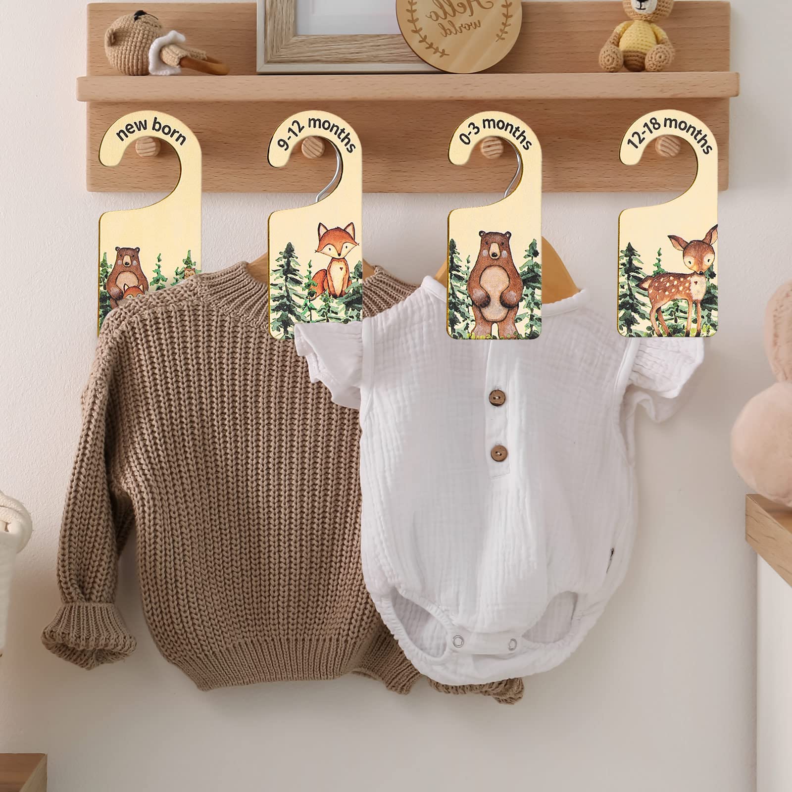 Whaline wooden divider durable smooth surface protects fabrics and lasts