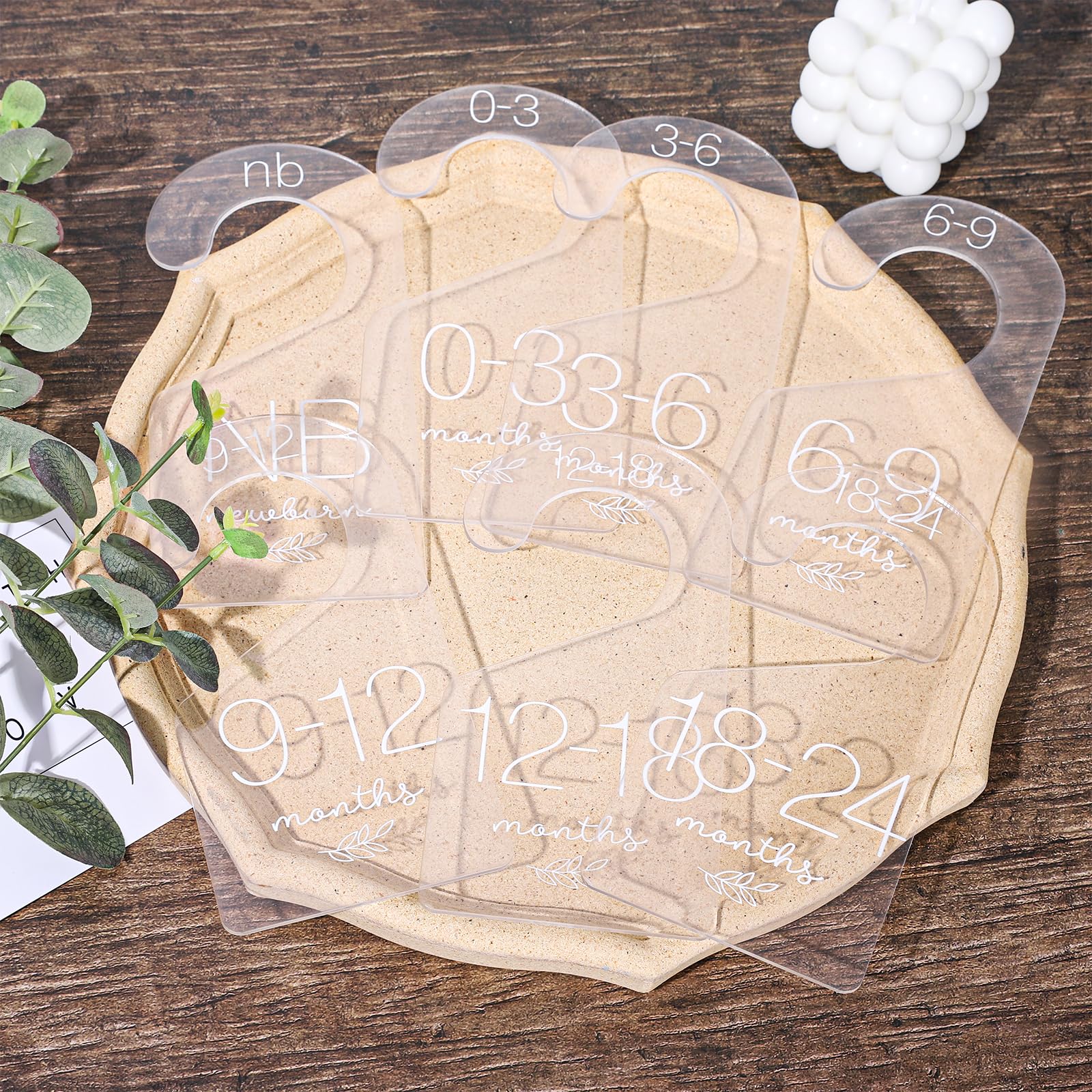 Whaline leaf-pattern design adds durable, simple nursery style.