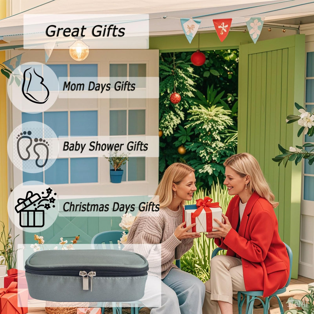 Whicozyfun travel-friendly design fits in breast pump or diaper bags