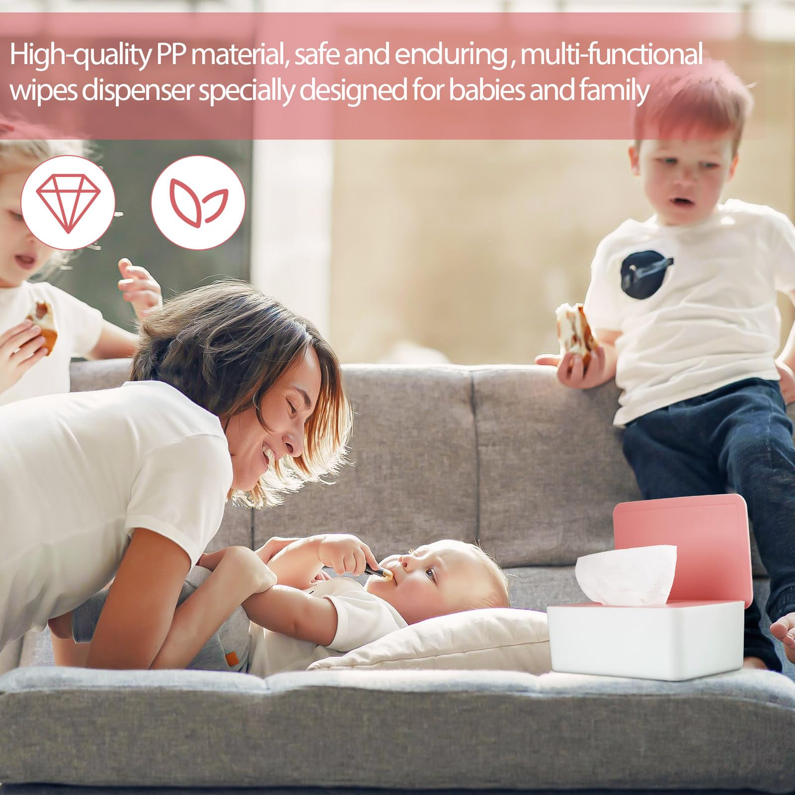 Whiidoom removable wipes case for quick refills and mess-free use