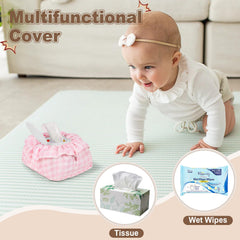 Whiidoom universal fit wipes cover fits all standard packages for tidy storage.