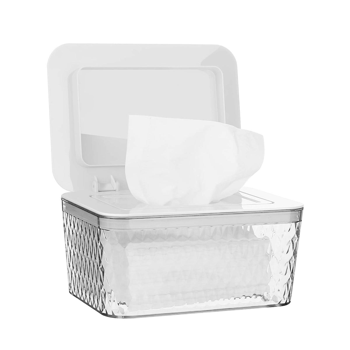 Whiidoom wipes dispenser with clear view shows remaining wipes at a glance for easy refills.