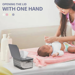 Whiidoom large-capacity dispenser holds at least 80 wipes.