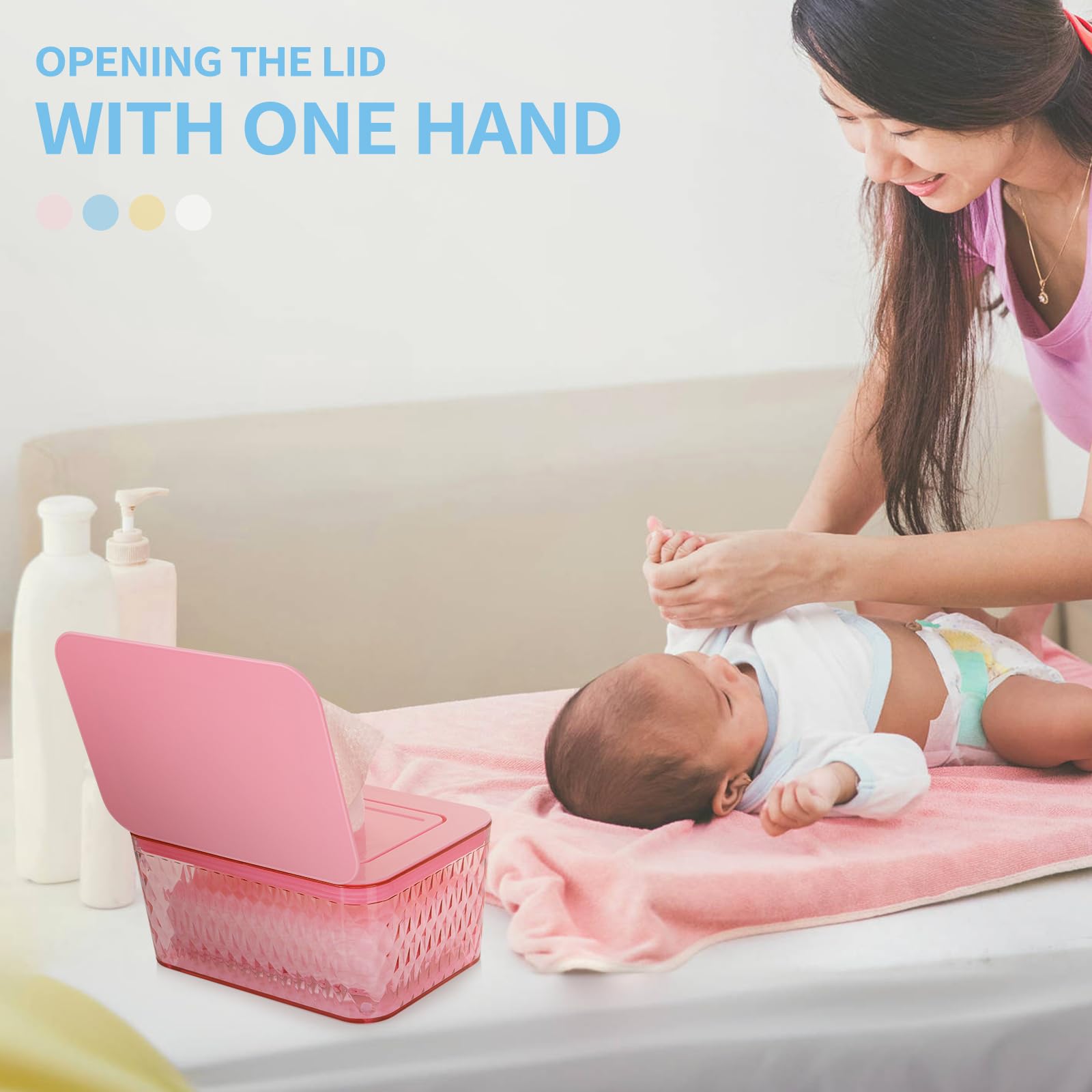 Whiidoom Wipes Dispenser holds at least 80 wipes for longer use