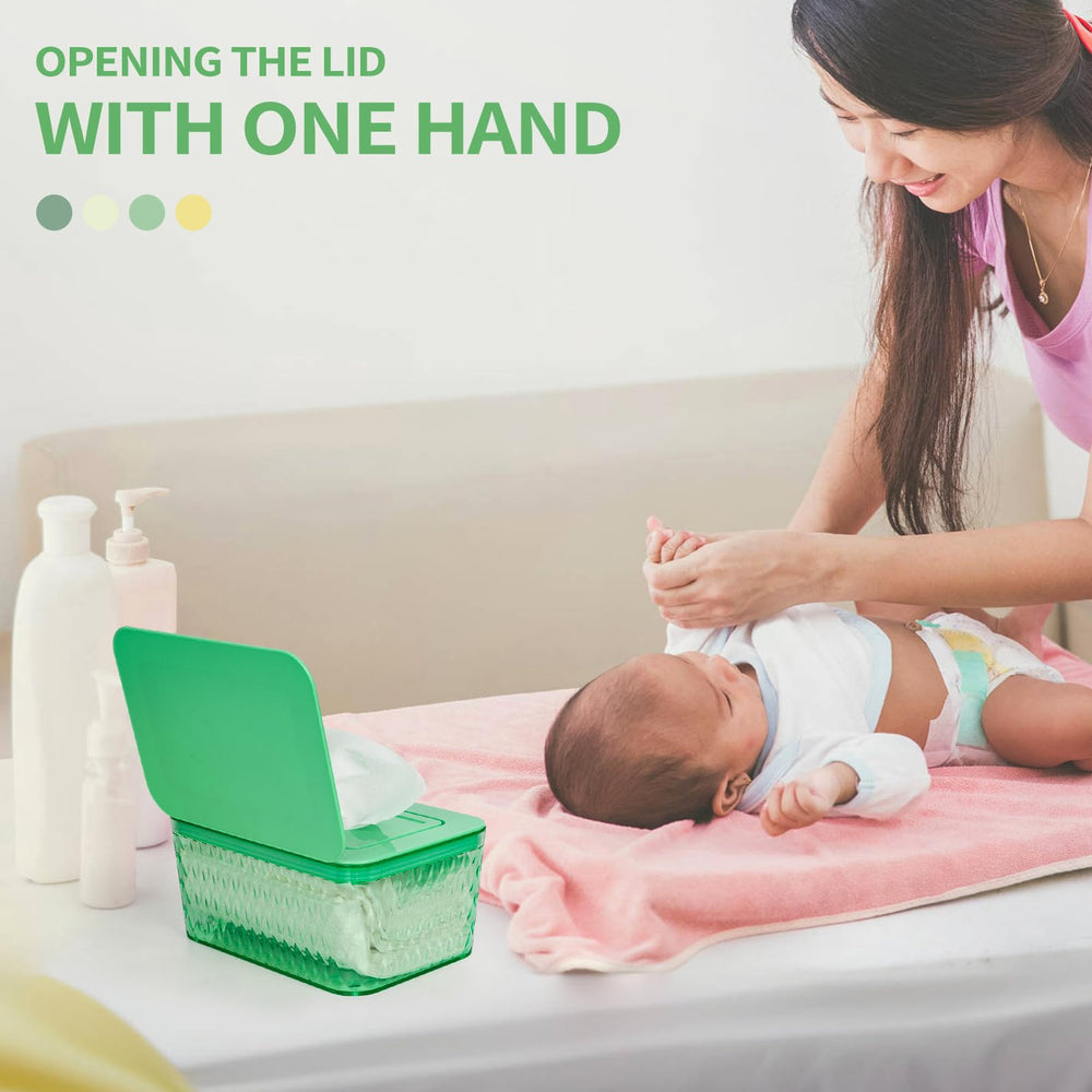 Whiidoom large-capacity case holds at least eighty wipes for longer use.