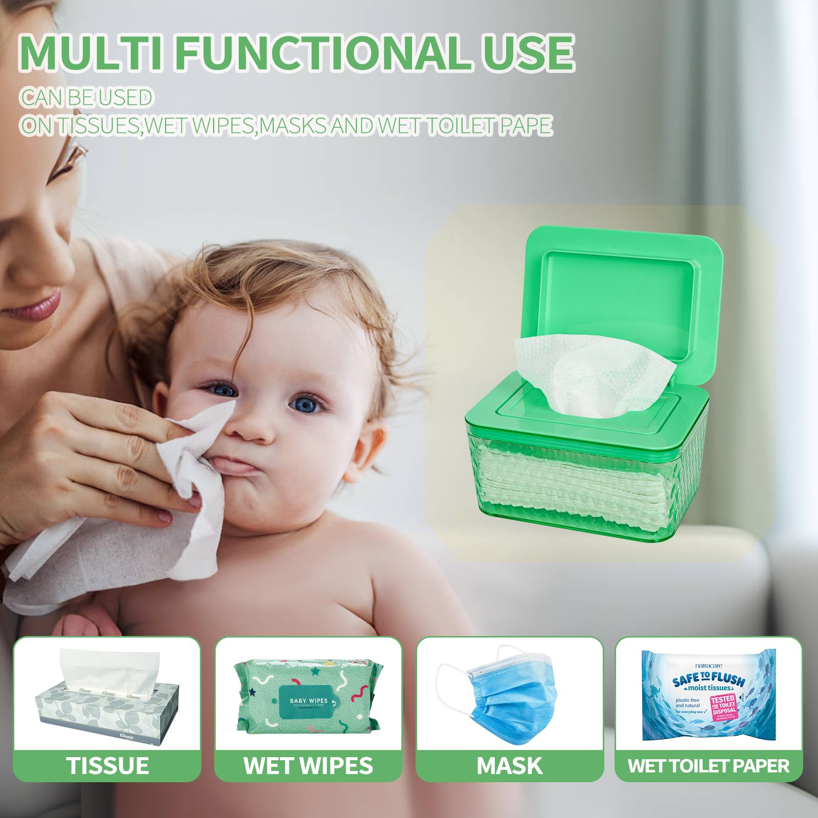 Whiidoom compact dispenser fits multiple spaces for home organization.