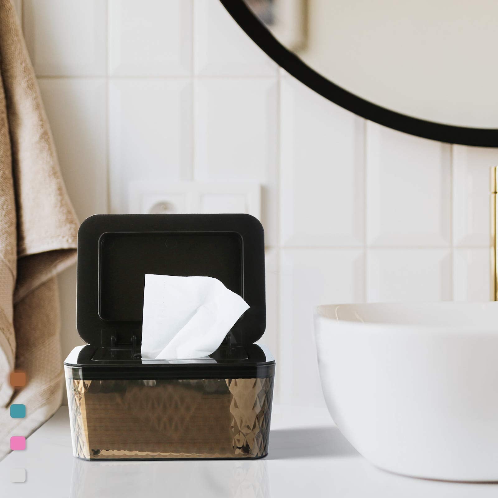 Whiidoom wipes dispenser non-slip design enables easy single-handed use