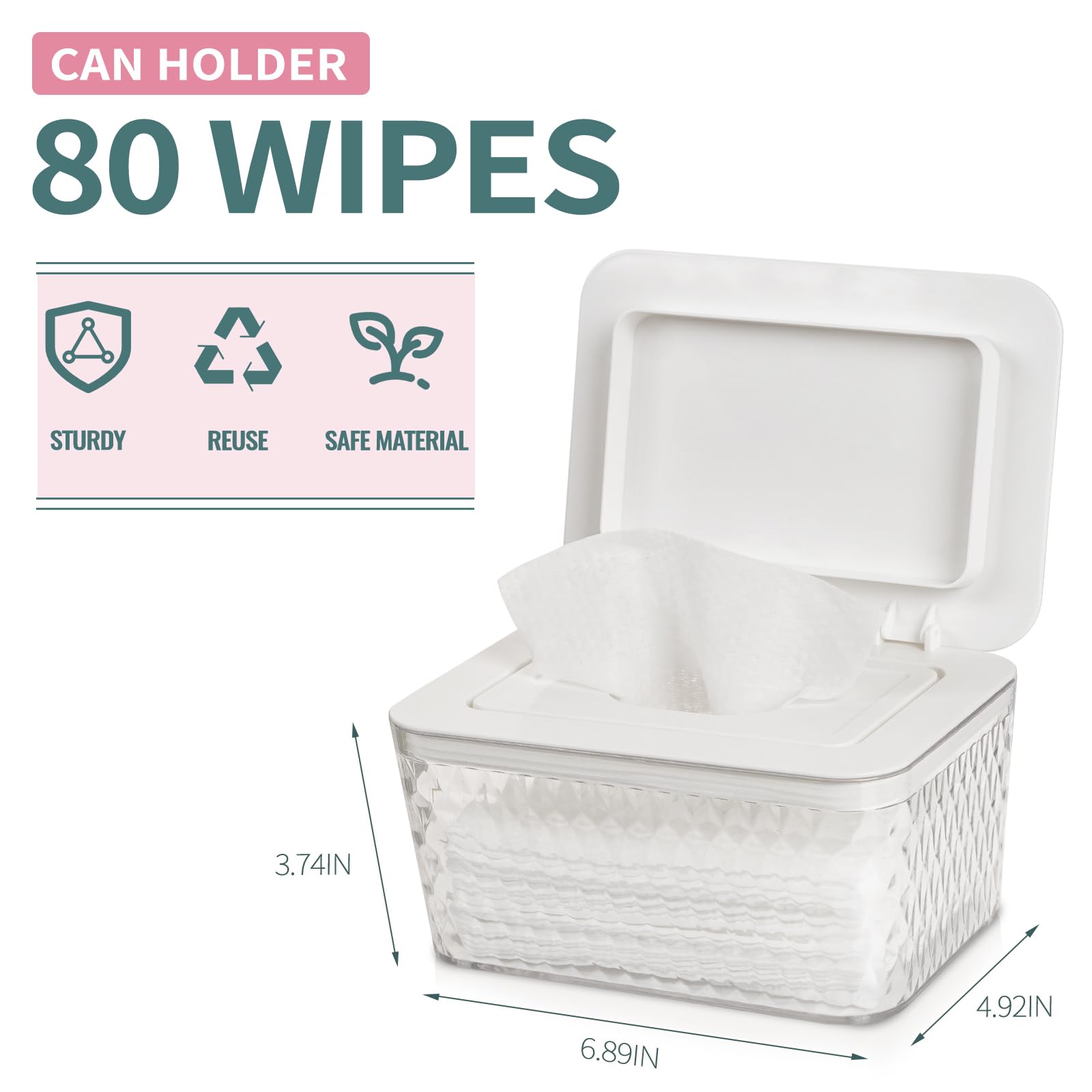 Whiidoom wipes dispenser enables one-handed access for busy caregivers.
