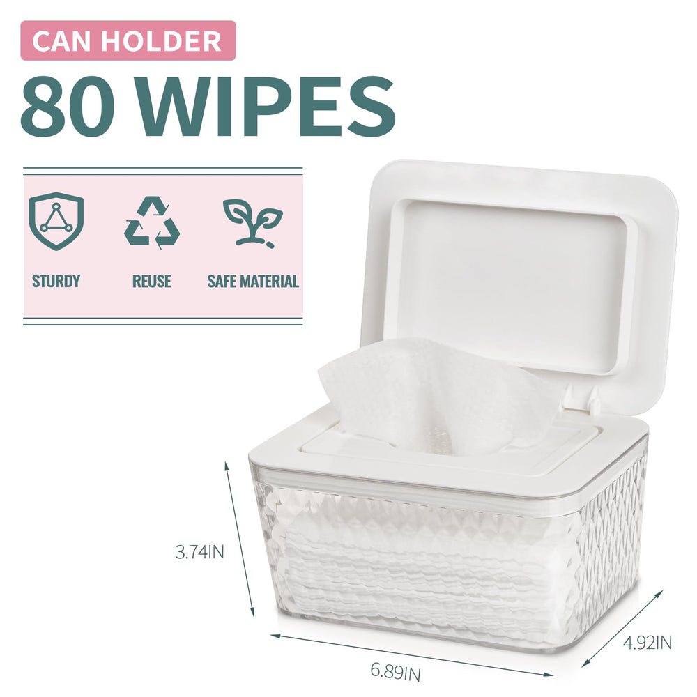 Whiidoom wipes dispenser enables one-handed access for busy caregivers.