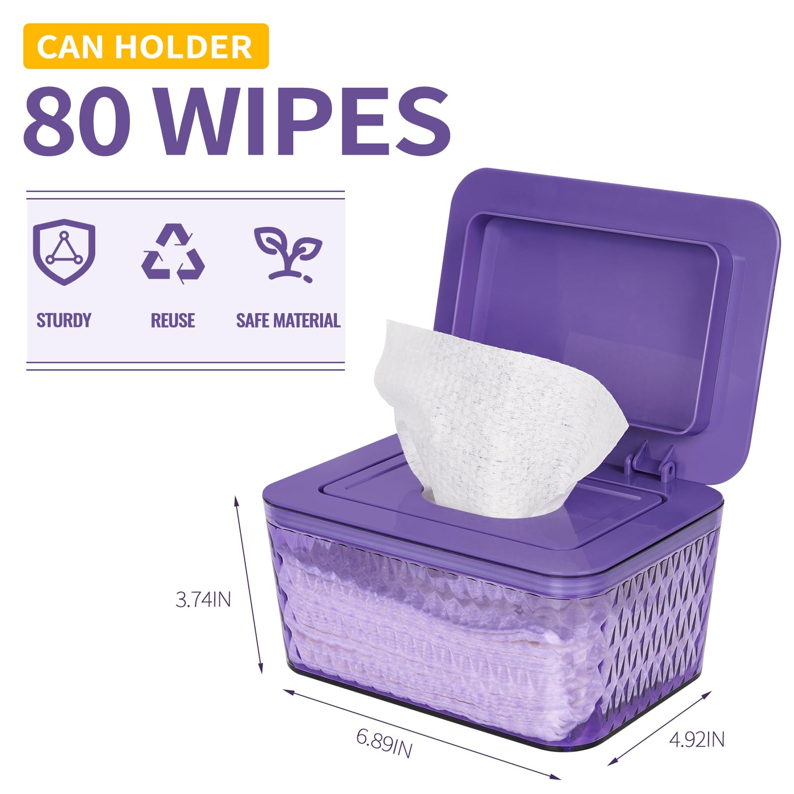 Whiidoom one-handed wipe dispenser ideal for parents holding a baby.