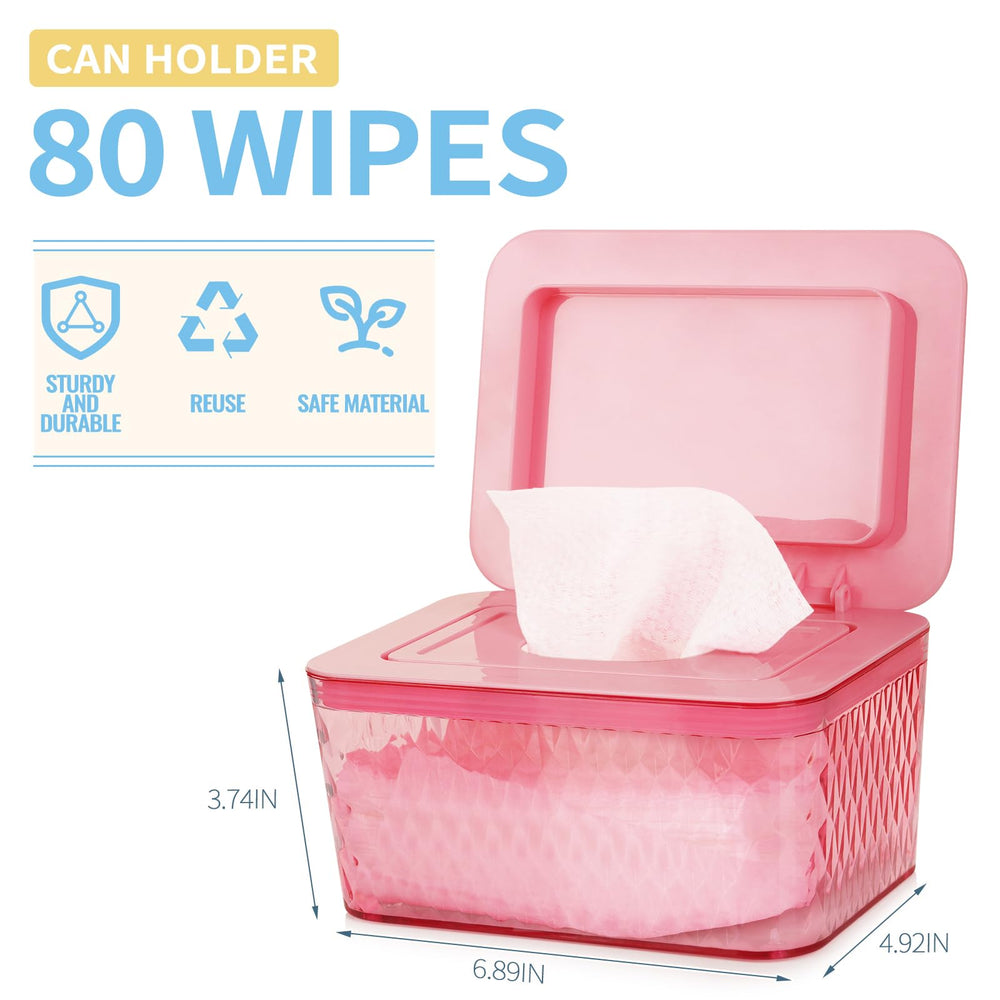 Whiidoom wipes dispenser enables one-handed access for quick diaper changes.