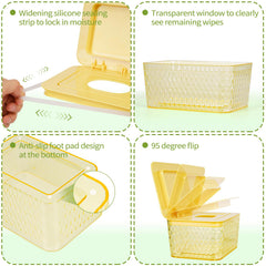 Whiidoom seal lid keeps wipes moist for longer freshness.