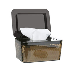 Whiidoom wipes dispenser with transparent lid enables quick refills