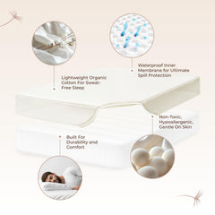 Whisper Organics GOTS certified materials close-up for safe design