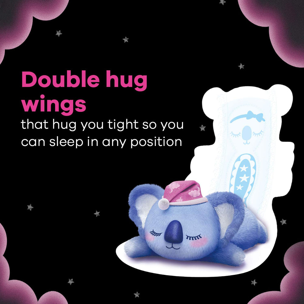 Whisper Ultra Night pad breathable materials enhance comfort