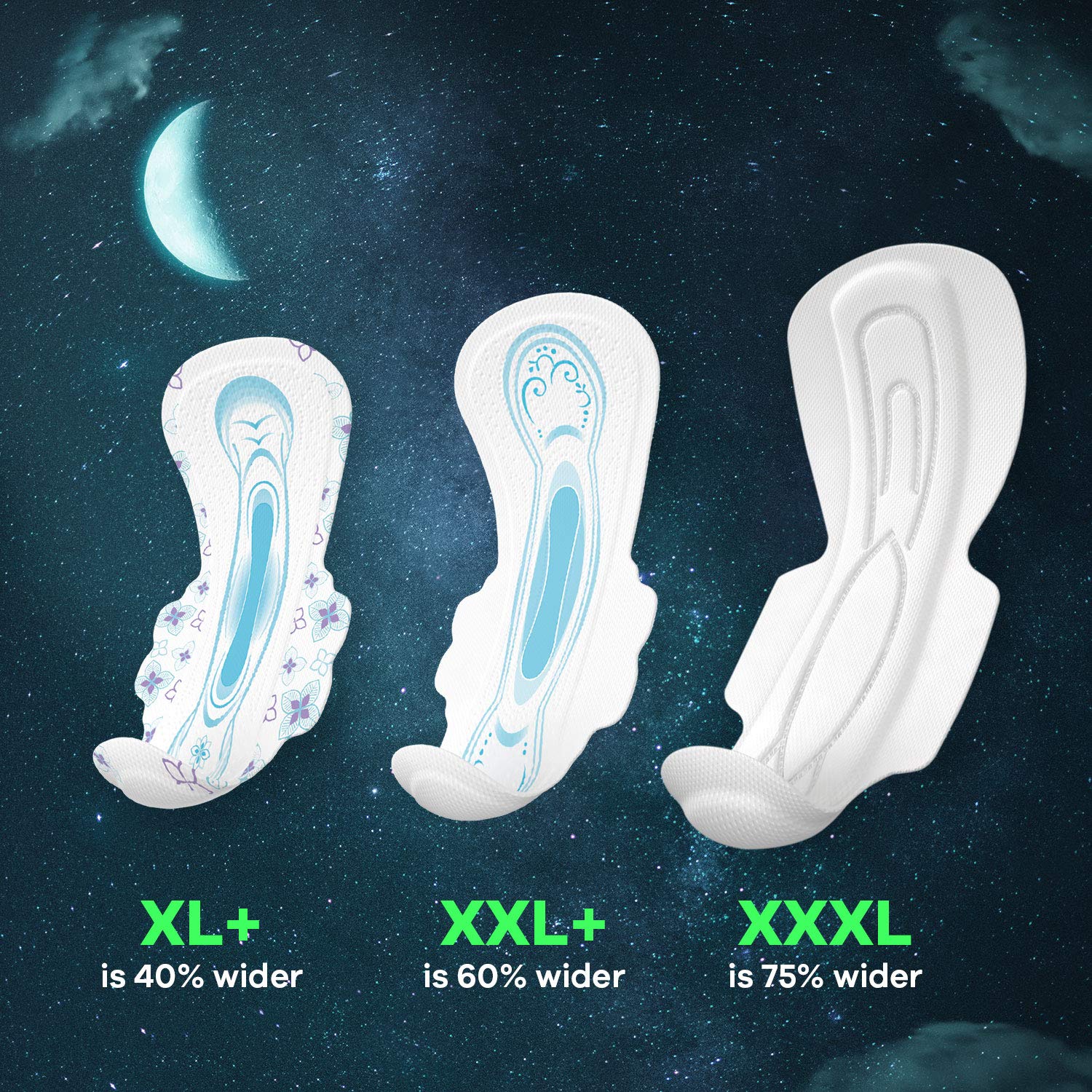 Whisper Ultra Night Pad for overnight use and restful sleep.