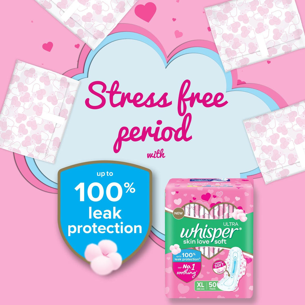 Whisper Ultra Soft XL pad is disposable for daily use