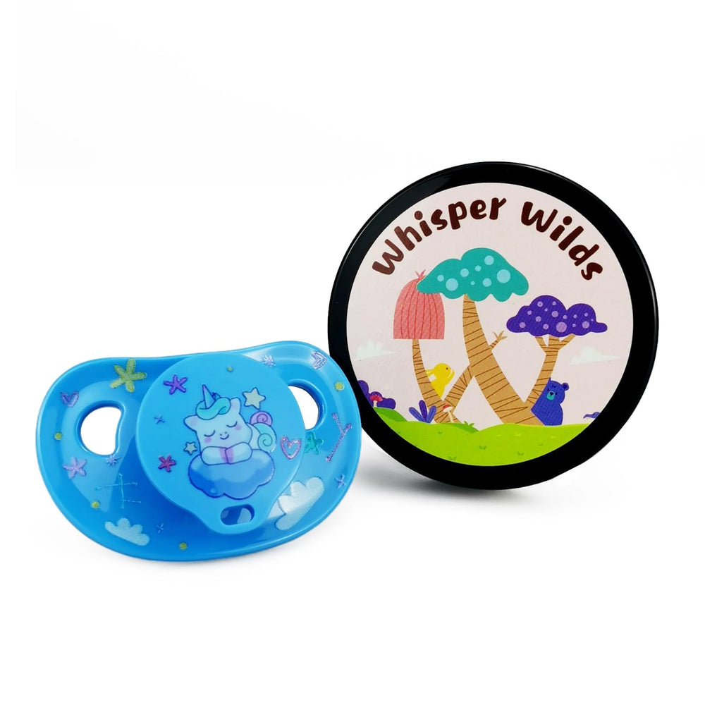 WhisperWilds reusable packaging case promotes easy storage and hygiene.