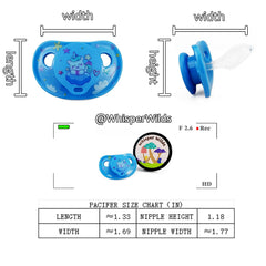 WhisperWilds silicone nipple provides soft touch and lasting comfort.