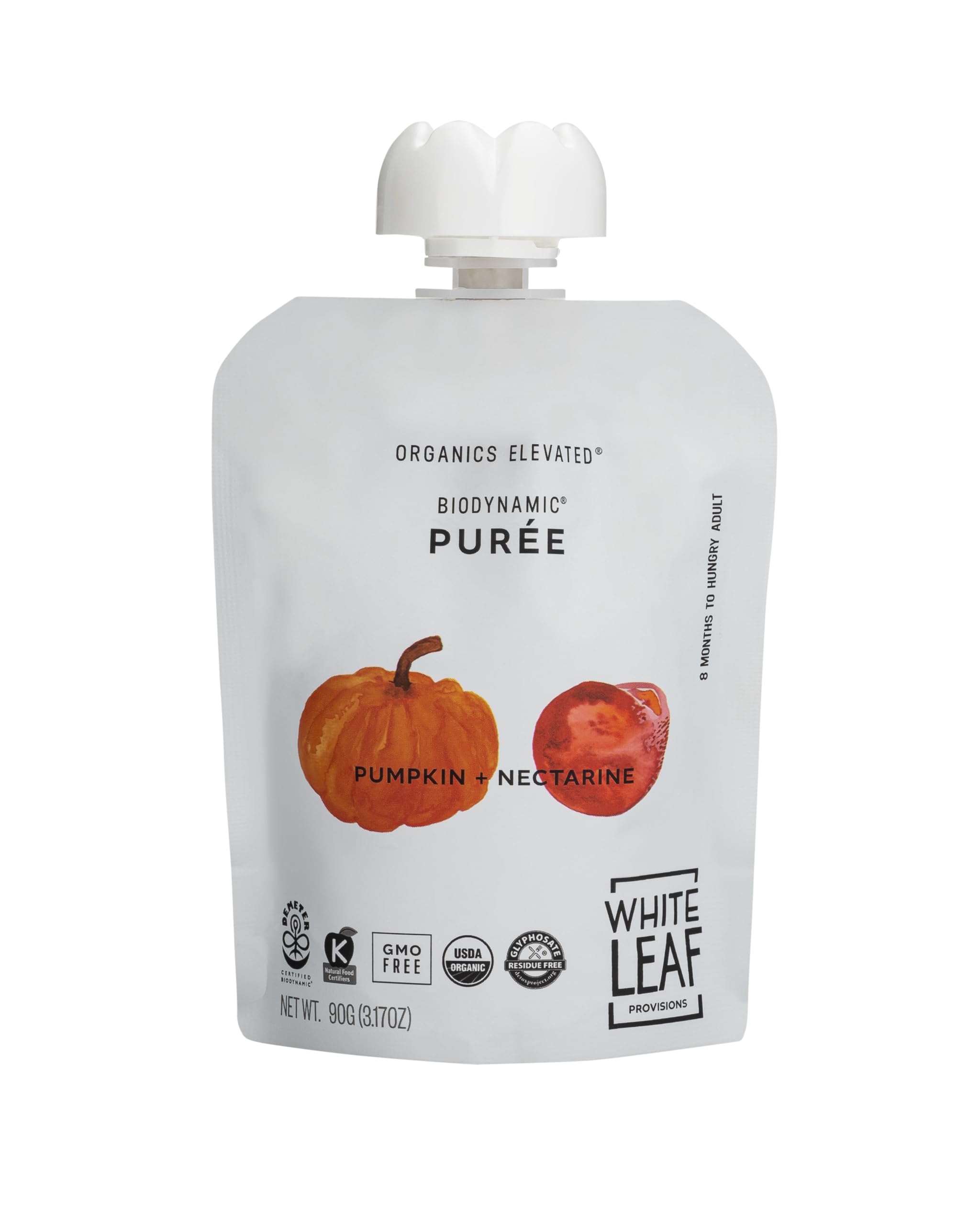 White Leaf Provisions pour-action shot shows easy dispensing for toddlers.