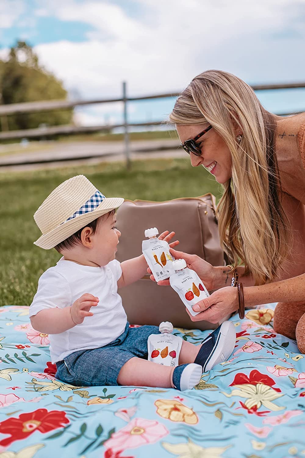 White Leaf Provisions toddler snack time ready for quick, clean feeding
