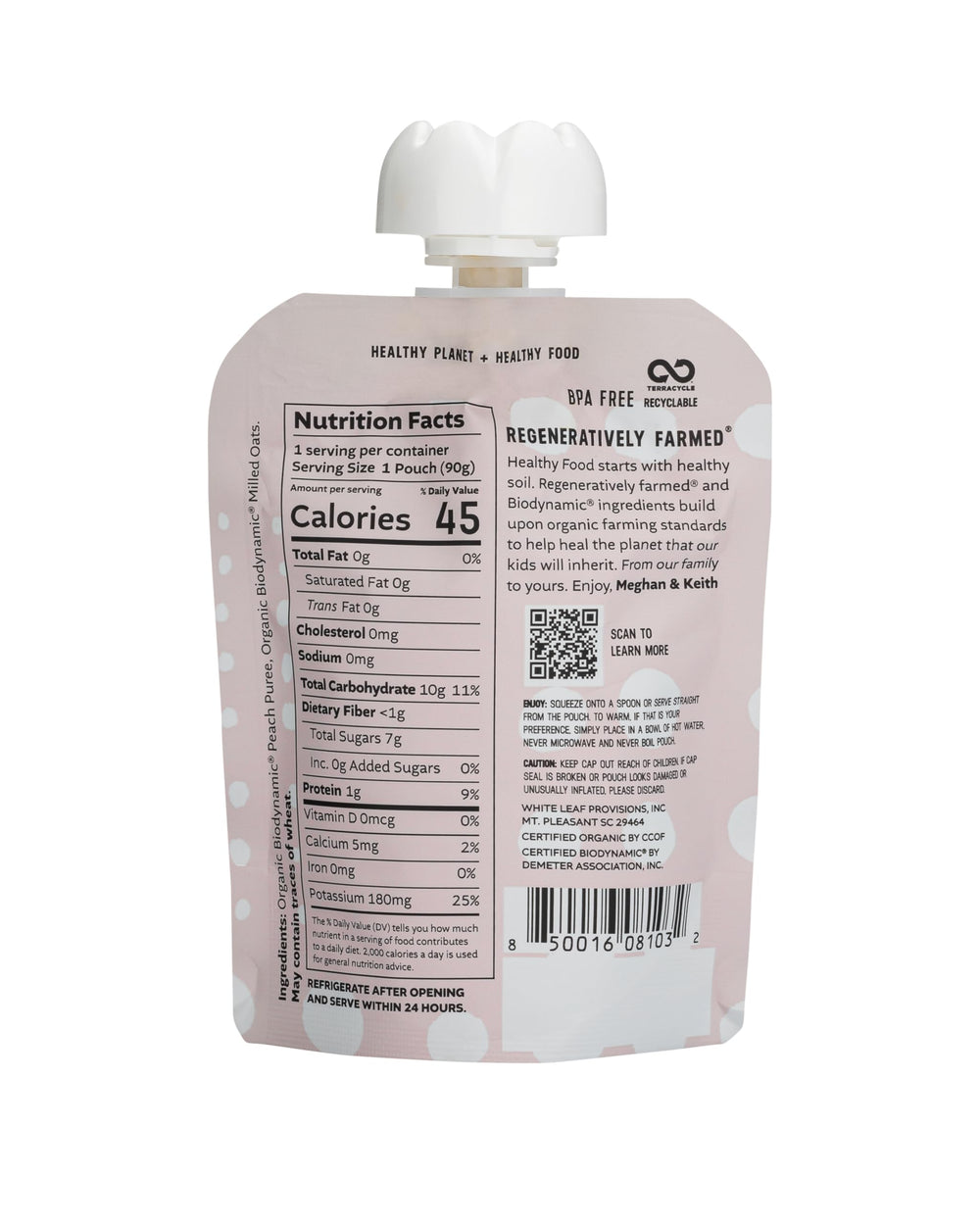 White Leaf Provisions USDA Organic and non-GMO certified for trust and clarity.