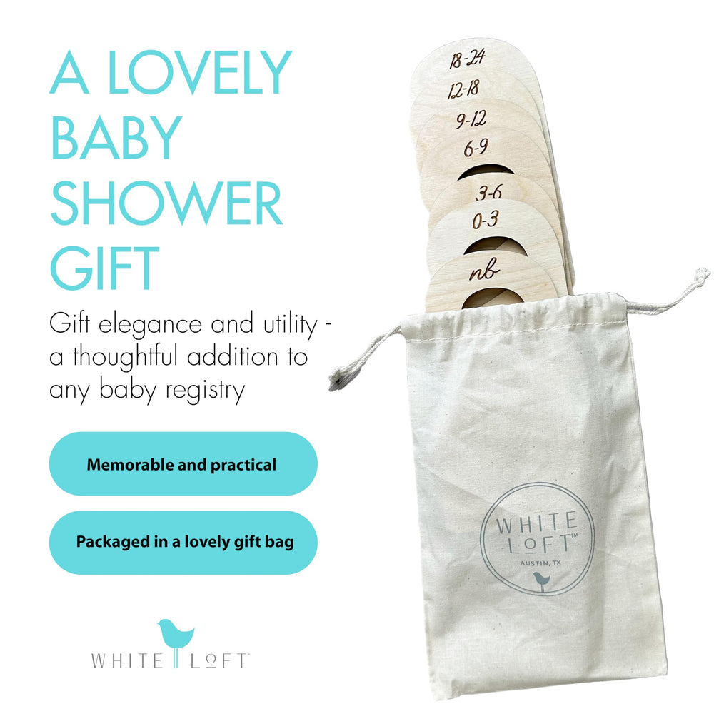 White Loft 18-24 months divider ready for quick outfit changes