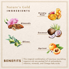 WHOLENATURALS Castile Soap oil blend featuring prickly pear, argan, jojoba and almond.