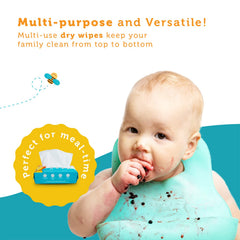 Whoopsie Wipes large, soft wipes for sensitive skin care.