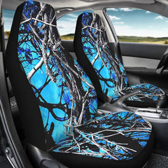Whosucclay Blue Camo Oak material closeup highlights soft touch and tear resistance.