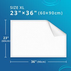 WhyWorry bed pad absorbent core locks moisture for uninterrupted sleep.