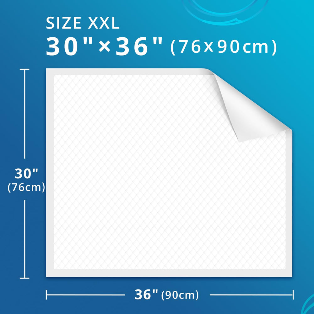 WhyWorry bed pad soft top layer improves skin comfort