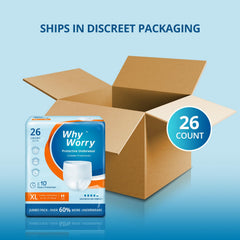 WhyWorry odor control technology keeps spaces fresh and discreet.