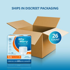 WhyWorry odor control technology neutralizes odors for fresher wear