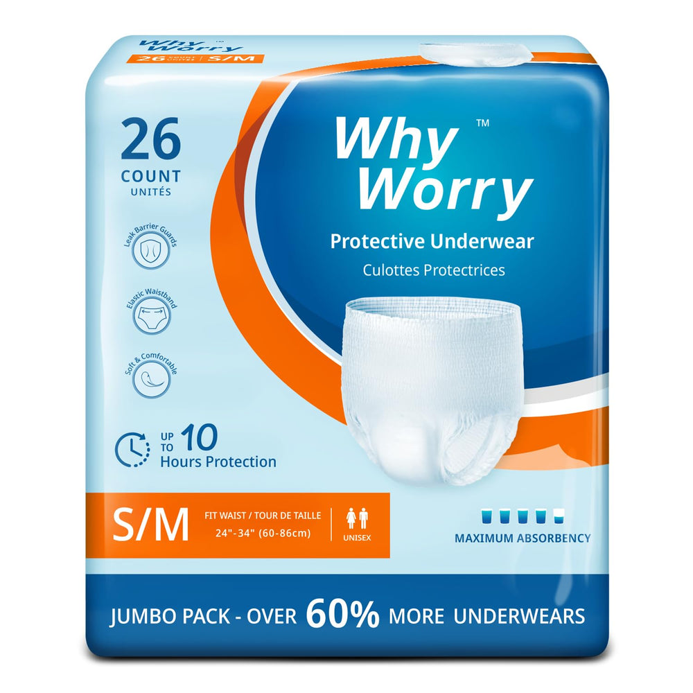 WhyWorry overnight absorbency core keeps you dry through the night