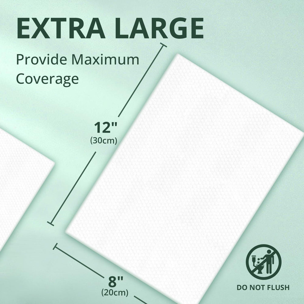 WhyWorry wet wipes extra thick fabric provides durable cleaning.