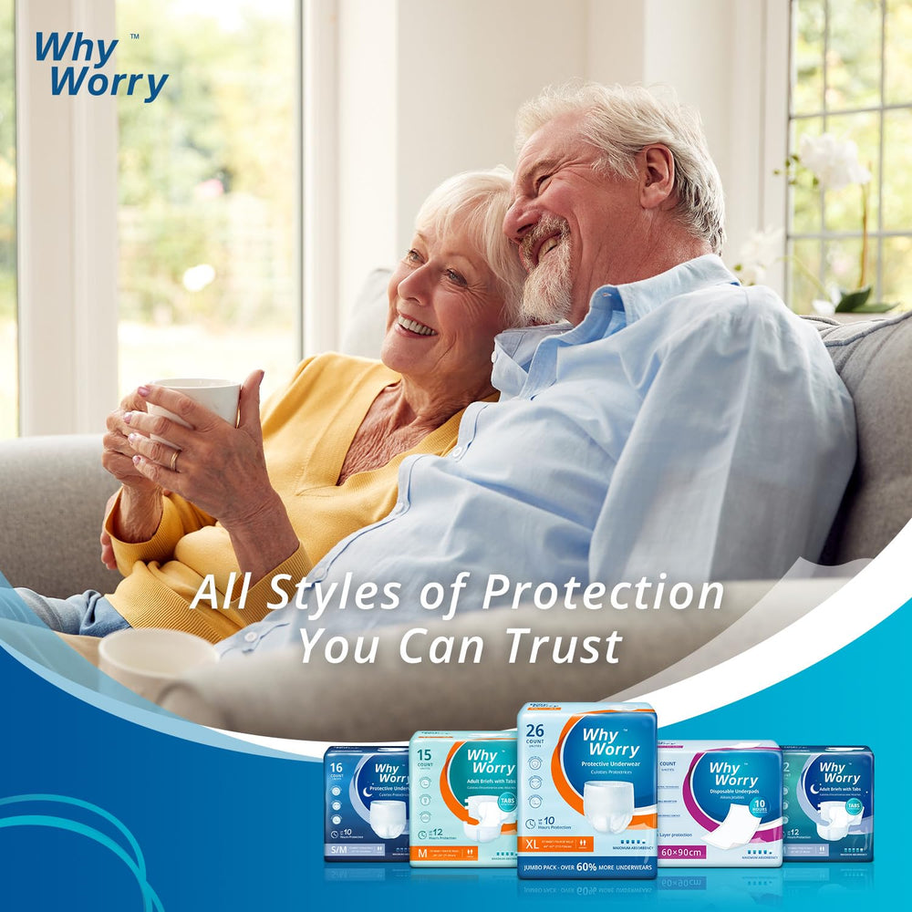 WhyWorry XL unisex underwear offers versatile coverage for pregnancy and postpartum needs.