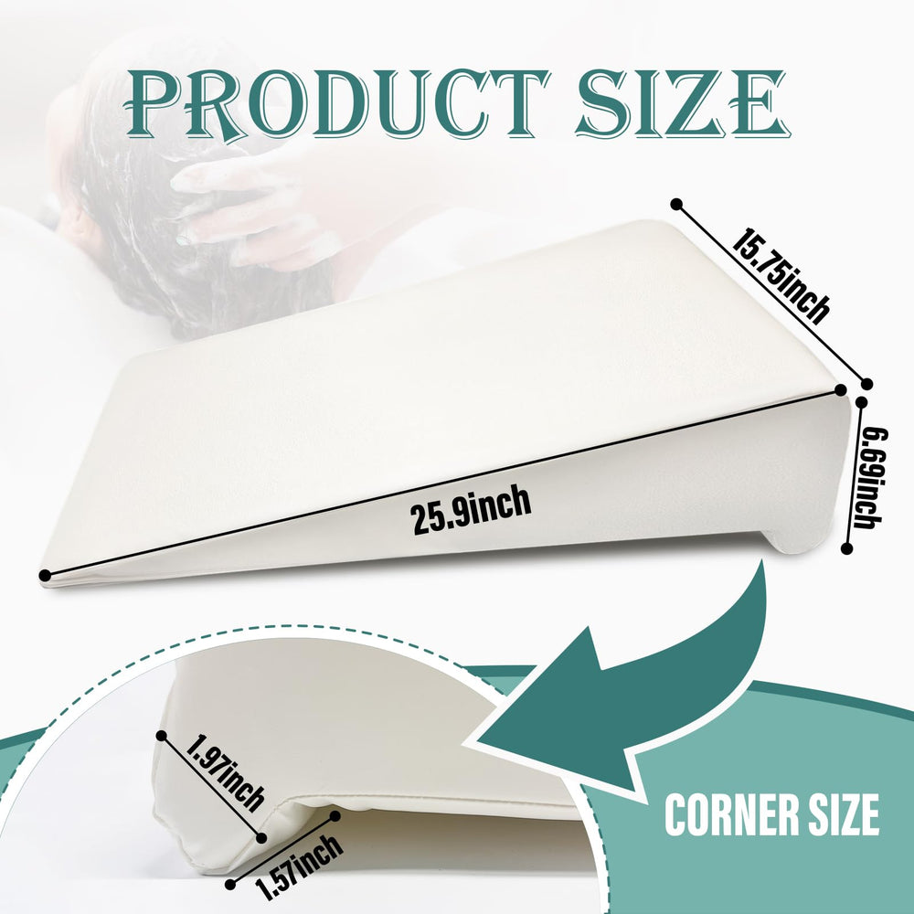 Wibeelee hair washing station waterproof foam mat keeps spills contained and comfy