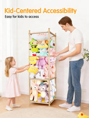 WIBOND open-front design displaying plush collection for quick selection