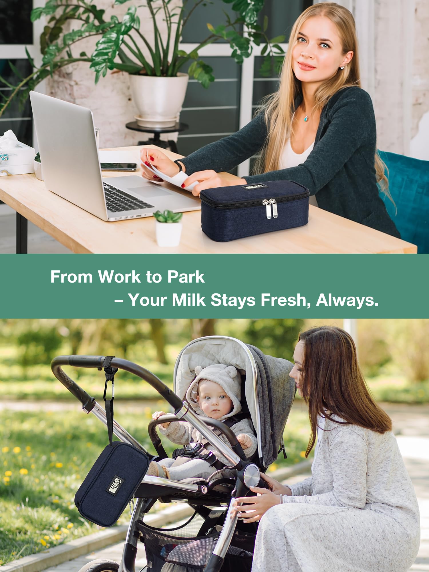 Moms on the go can rely on WIBOND for fast cooling and easy transport.