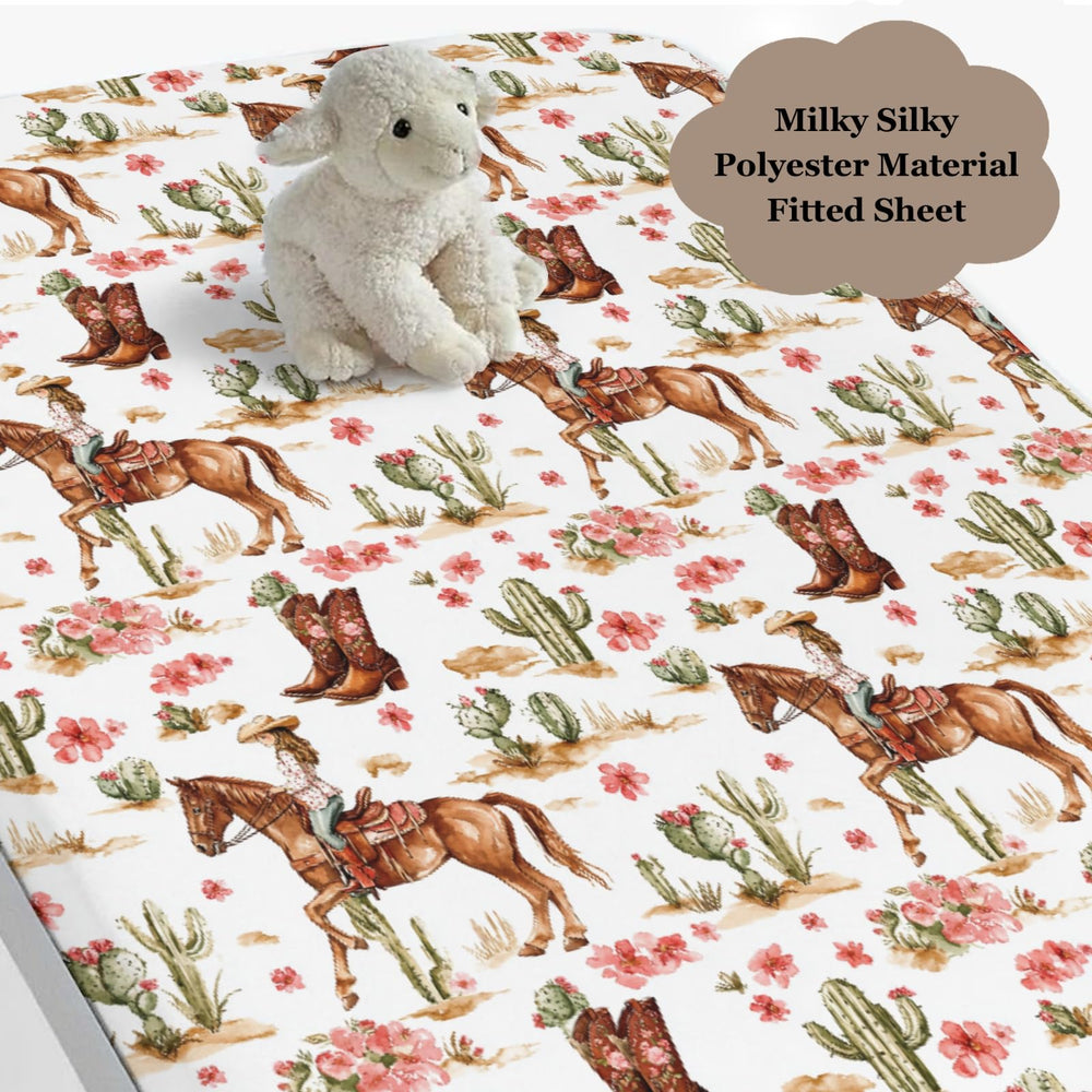 Wicbfdfv 52x28 standard crib sheet with 9-inch pocket for secure fit