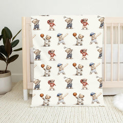 Wicbfdfv 30x40 blanket suitable for nursery and stroller outings