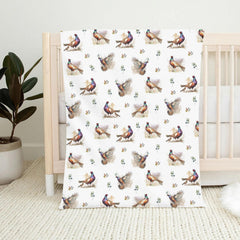 Wicbfdfv boho leaves design blanket adds cozy comfort for baby playtime.