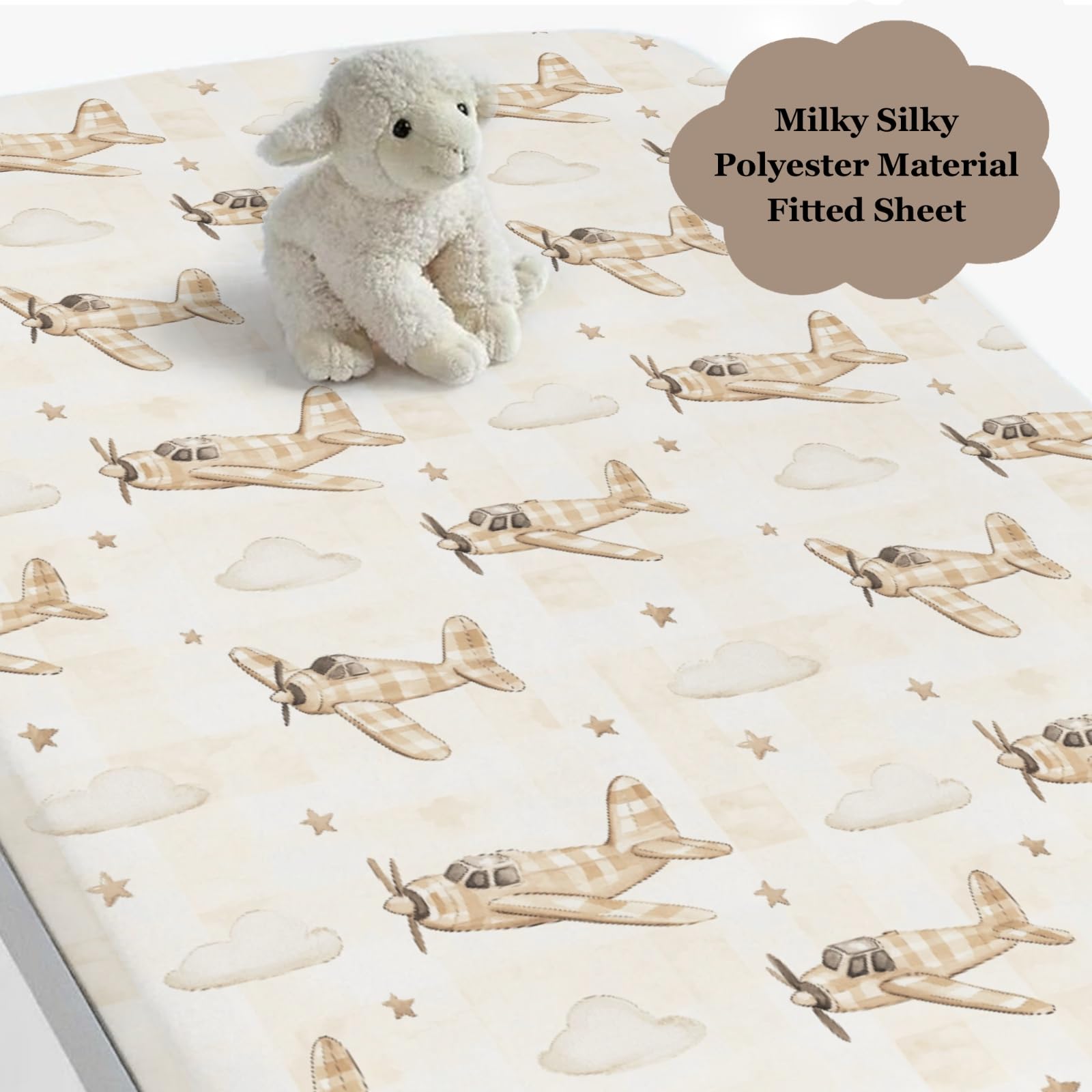 Wicbfdfv Milky silky polyester fabric provides soft, breathable comfort.
