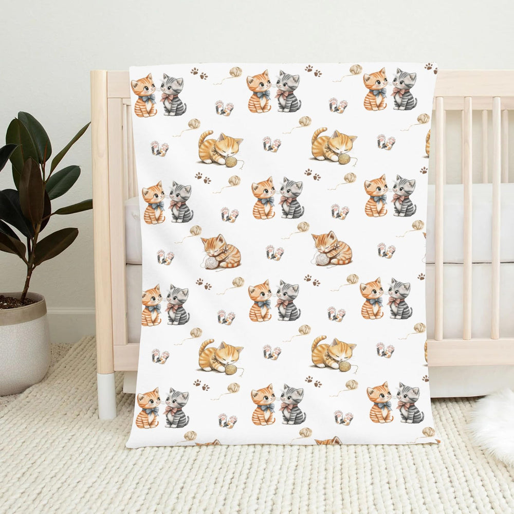 Wicbfdfv flannel-soft blanket 40x50 ideal for babies and toddlers.