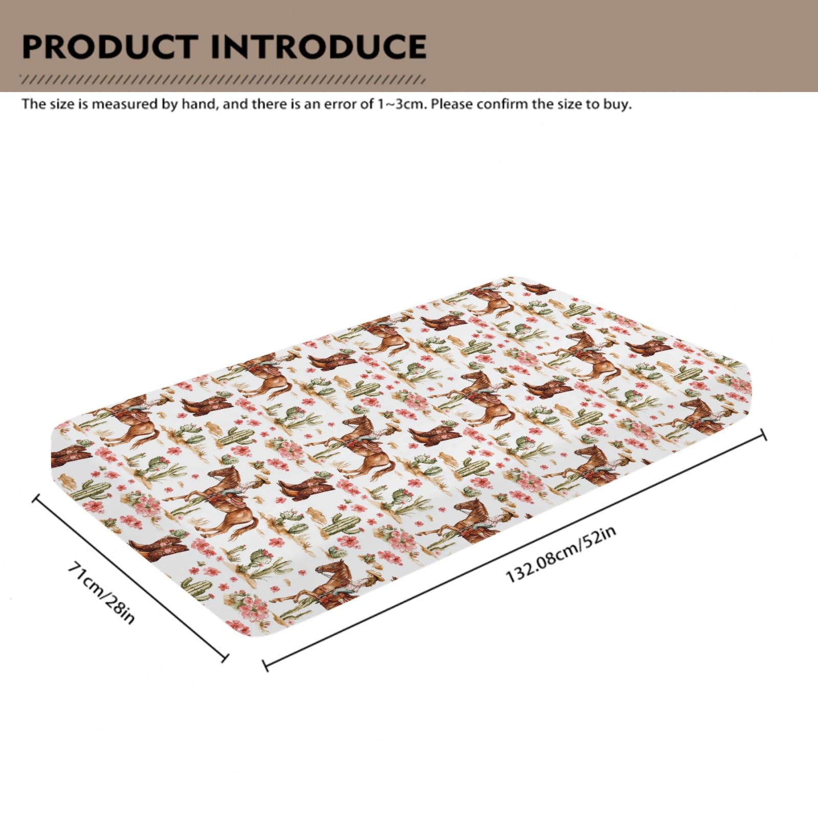 Wicbfdfv machine washable crib sheet for easy nursery care